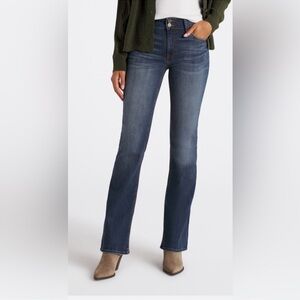 Kut from the Kloth High Rise Boot Cut Medium/Dark Wash Jeans 32” inseam Size 4